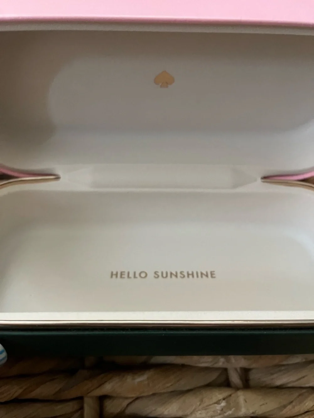 kate spade pink aviator sunglasses with rose lenses